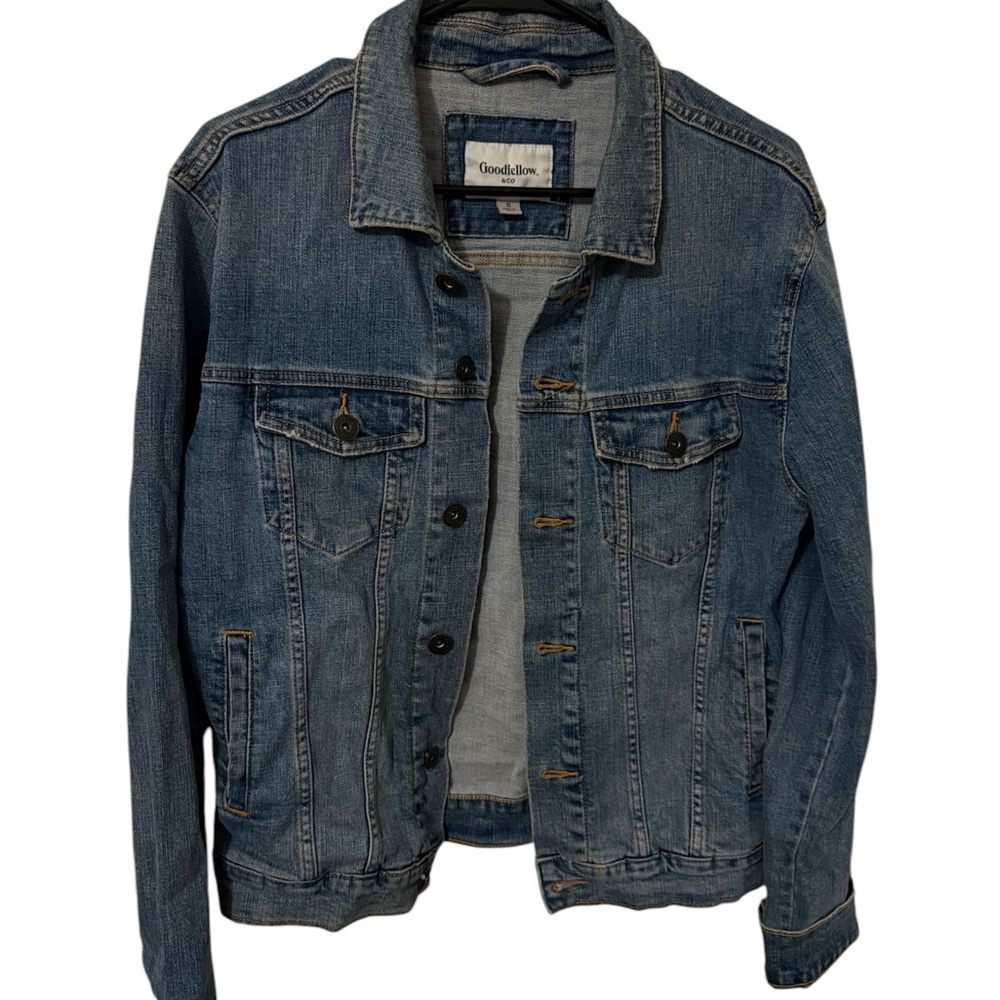 Goodfellow & Co Blue Lightweight Shirt Jacket